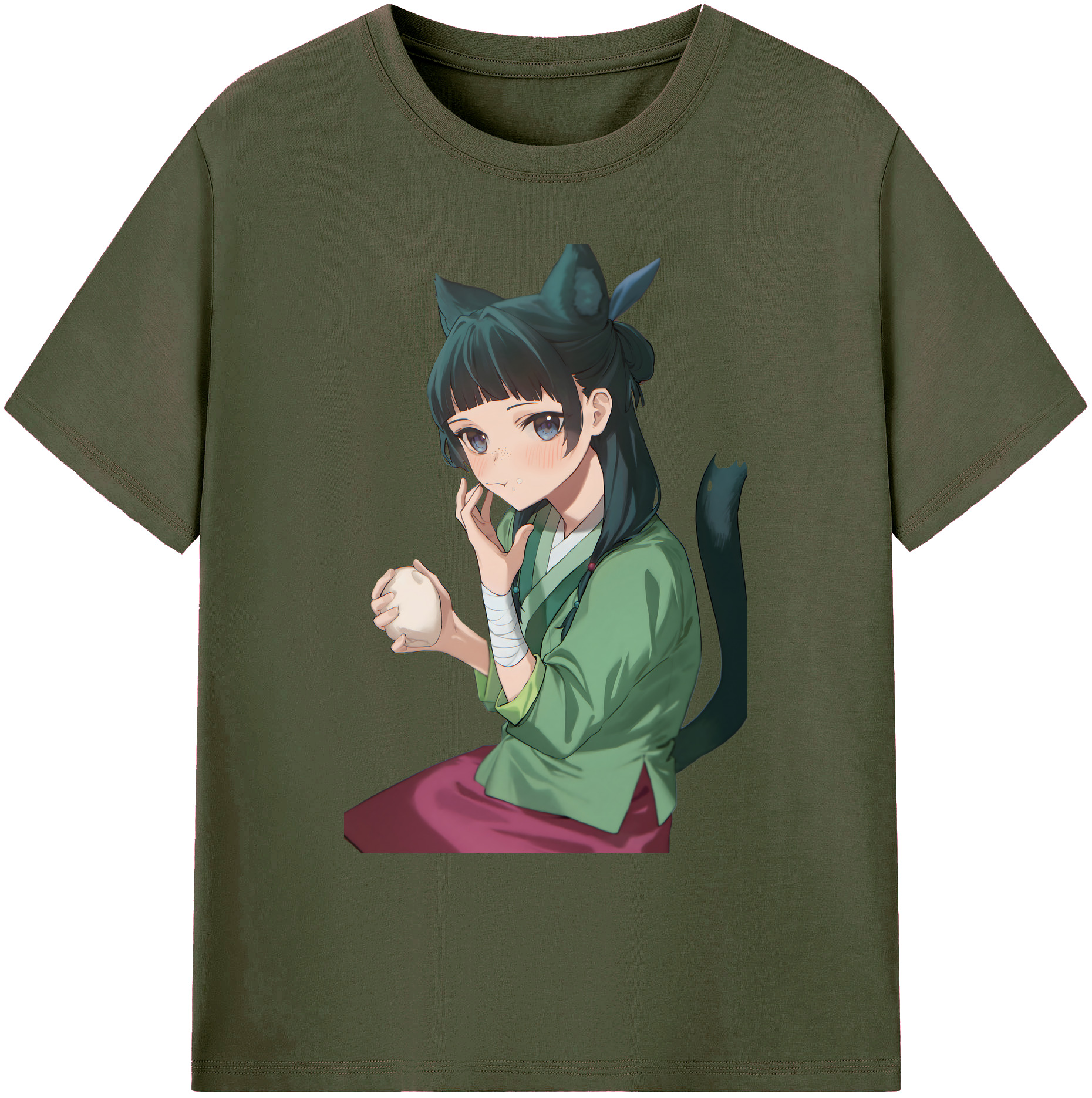 （画像用） 薬屋のひとりごと The Apothecary Diaries 綿100％ メンズ半袖Tシャツ｜肌触りやわらか＆通気性